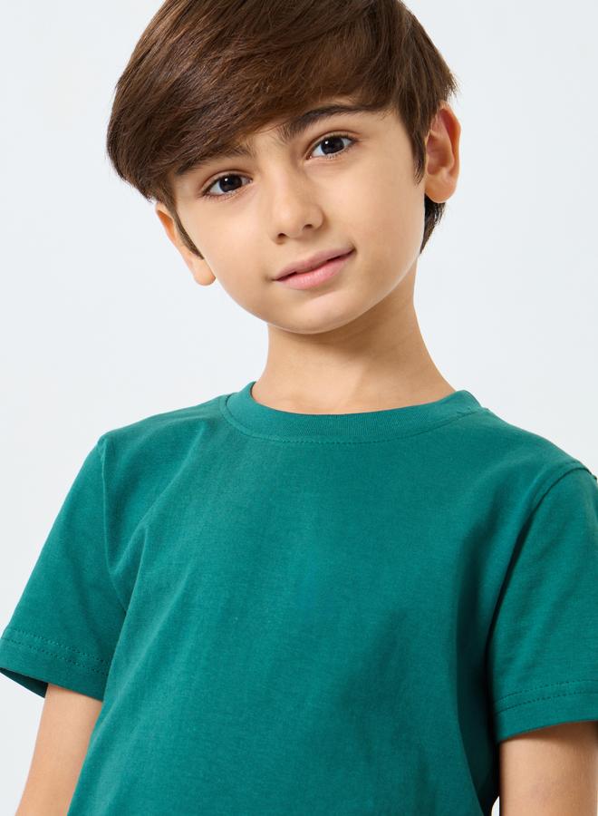 Styli Kids Green Cotton T-Shirt - Image 4
